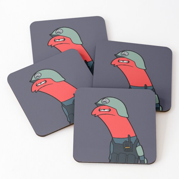 Item preview, SMILING FRIENDS - Alan SWAT, bliblie, Pim, Glep, Grim (author's art) designed and sold by mrGoodwin90.