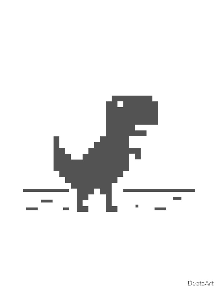 Pixels simple t rex drawing - jesscale