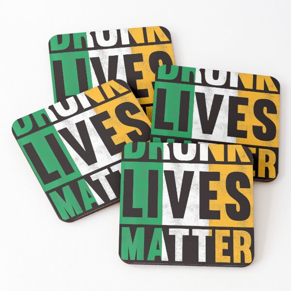 Item preview, Drunk Lives Matter St Patricks Day Irish Flag designed and sold by NathanielHast.
