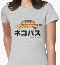 Catbus travel Nouveau T-shirt col V femme