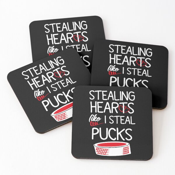 Item preview, Stealing Hearts Like I Steal Pucks designed and sold by DesignsForest.