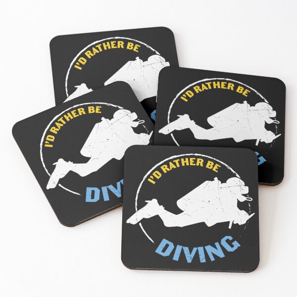 Item preview, I'd rather be diving | Live to Dive designed and sold by ArtbyJamasin.