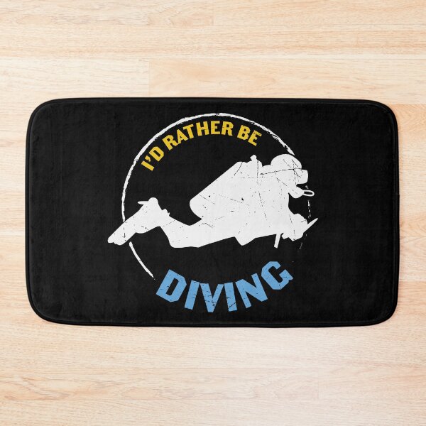 Item preview, I'd rather be diving | Live to Dive designed and sold by ArtbyJamasin.