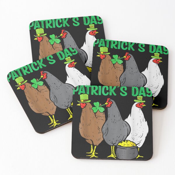 Item preview, Happy St Patricks Day Chicken Funny Farmer Animals St Paddys designed and sold by NathanielHast.