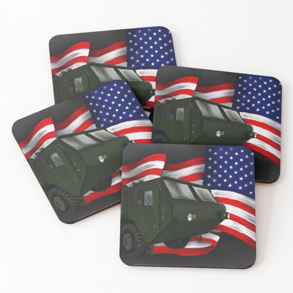 Item preview, PLS With American flag - Military Art - 88M - Truck driver  designed and sold by TerrySrArtShop.