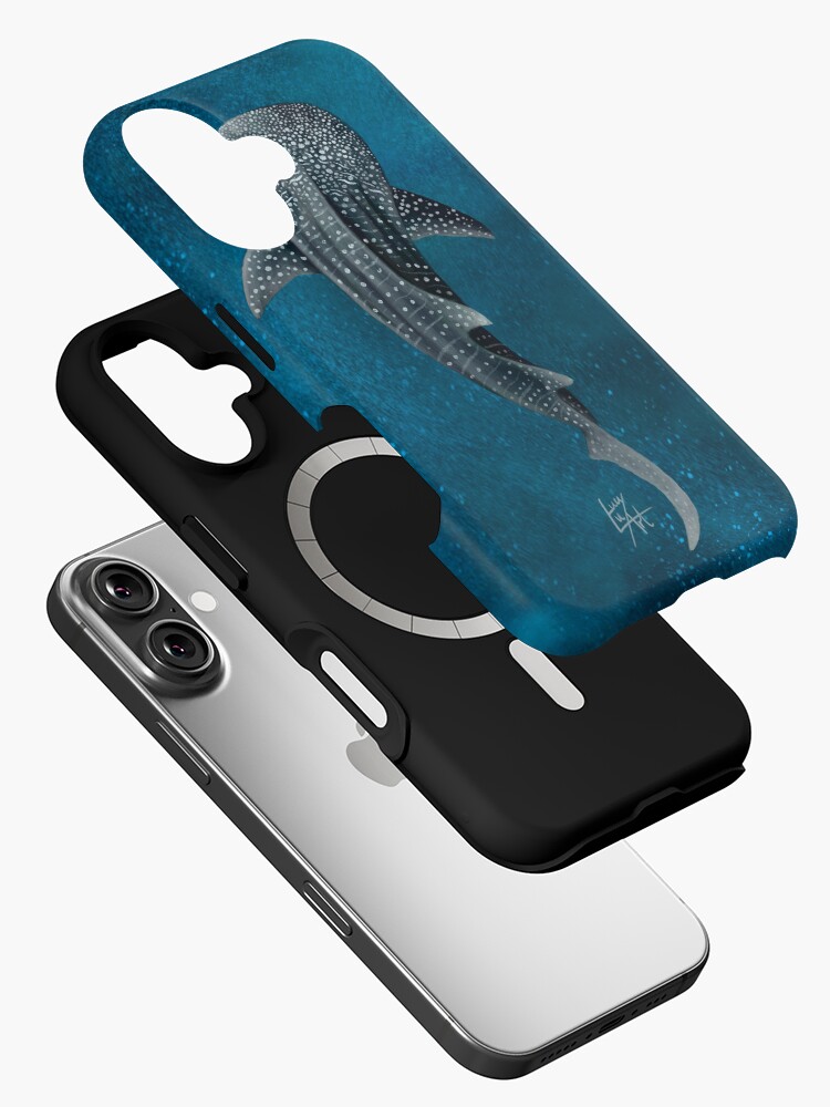 Thumbnail 2 of 4, iPhone Case, Whale Shark designed and sold by lucyluart.
