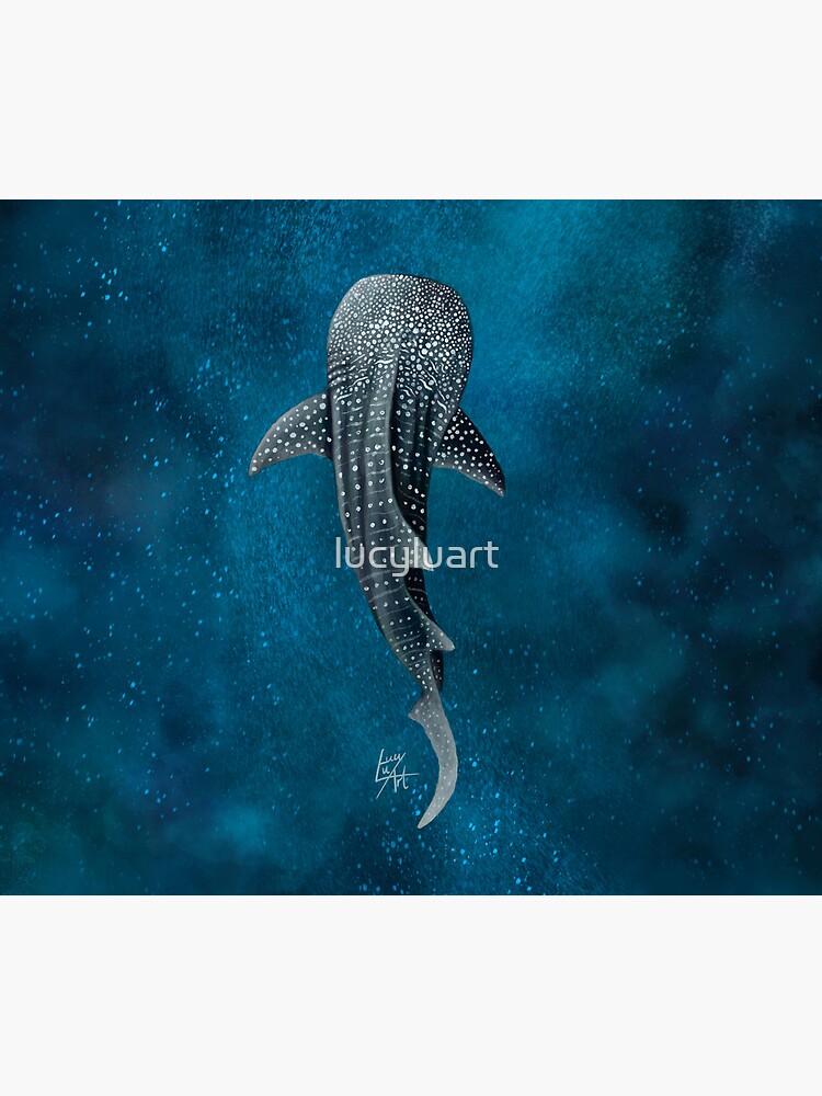 Thumbnail 5 of 5, Mouse Pad, Whale Shark designed and sold by lucyluart.