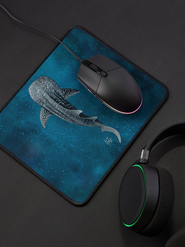 Thumbnail 4 of 5, Mouse Pad, Whale Shark designed and sold by lucyluart.