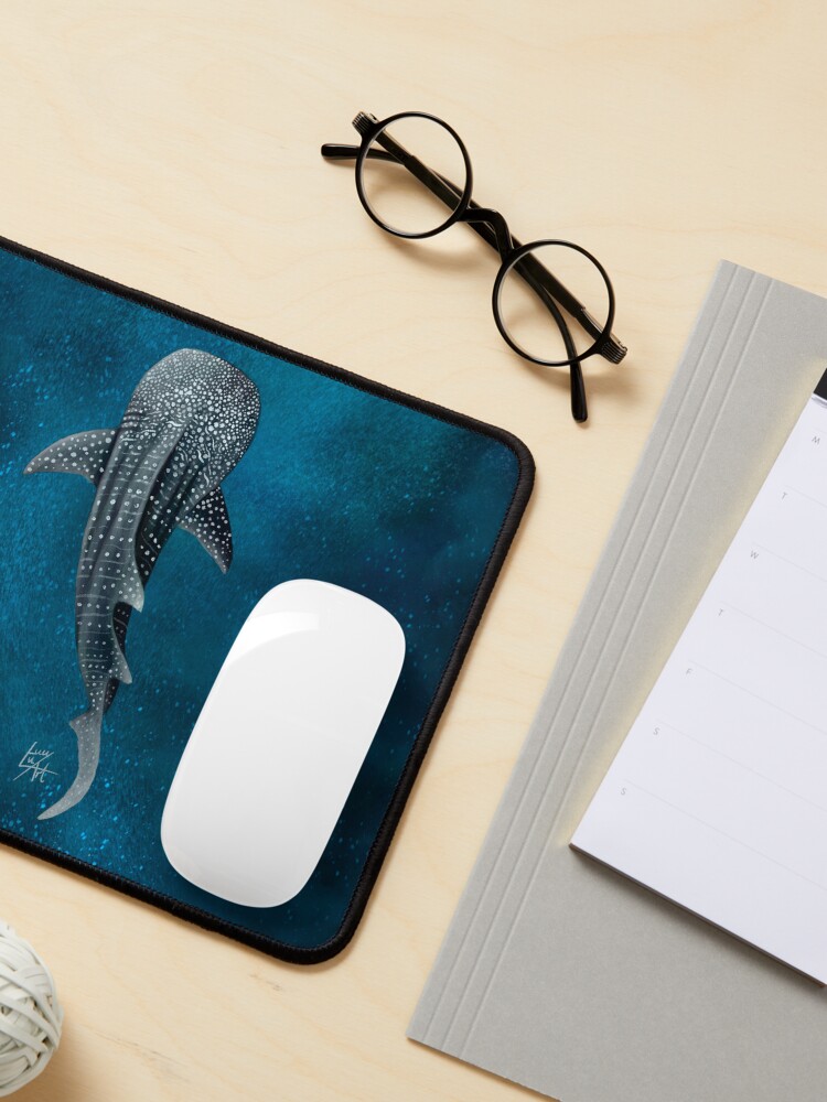 Thumbnail 3 of 5, Mouse Pad, Whale Shark designed and sold by lucyluart.
