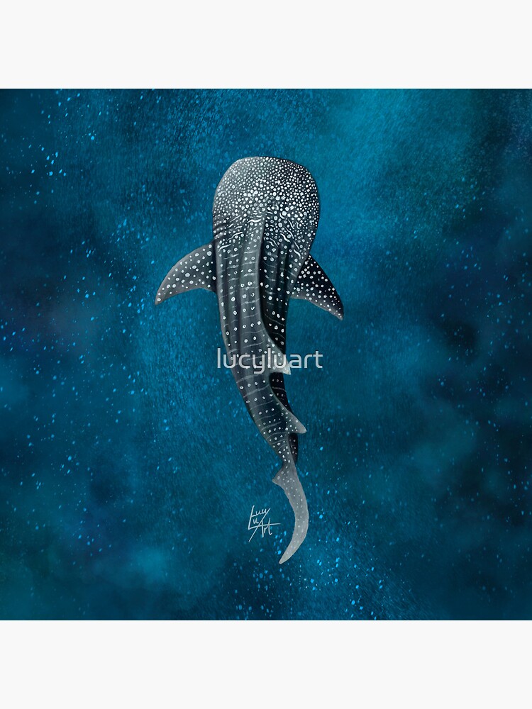 Thumbnail 4 of 4, Clock, Whale Shark designed and sold by lucyluart.