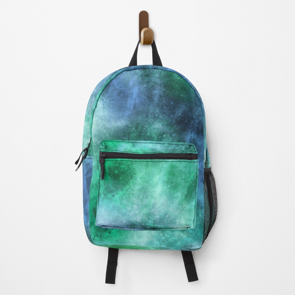 Discover Green Blue Tie Dye Backpack