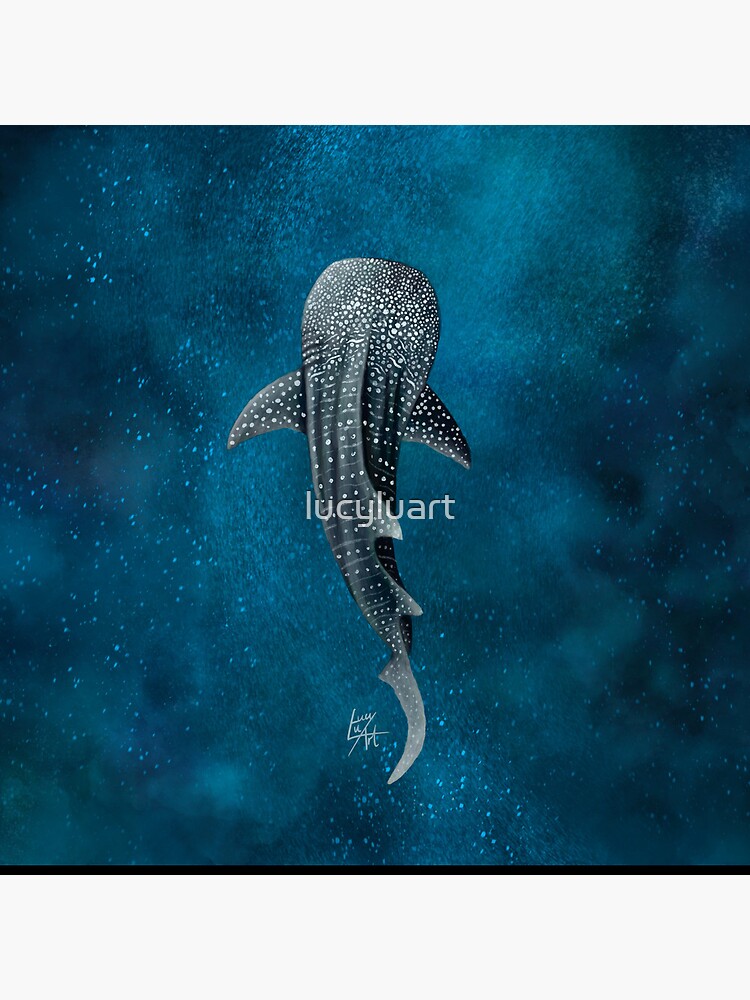 Thumbnail 5 of 5, Coasters (Set of 4), Whale Shark designed and sold by lucyluart.