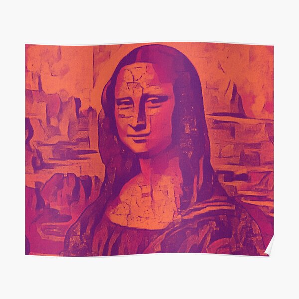 Mona Lisa by Leonardo Da Vinci Art Print Monna Museum Poster 11x14 