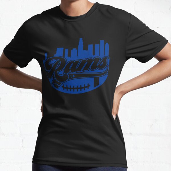 Rams Fan Repeat Text Los Angeles Rams T-Shirt - Cruel Ball