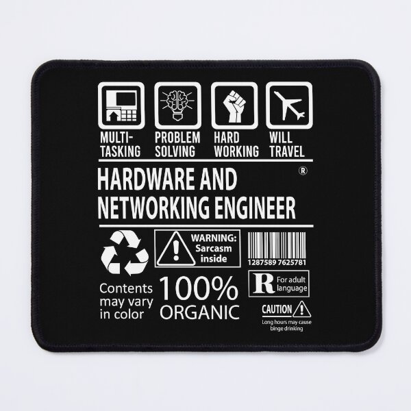 Item preview, Hardware And Networking Engineer T Shirt - MultiTasking Certified Job Gift Item Tee designed and sold by sabinacsnm.