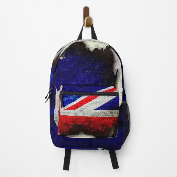 Item preview, Australian Flag with burnt hole revealing vintage map of Australia designed and sold by James-Cole.