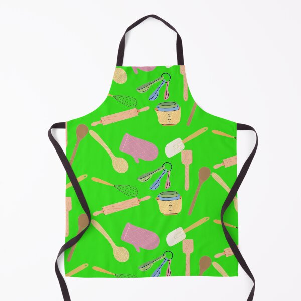 Item preview, A Chefs Tools Pattern green Version designed and sold by Cora Gregory.