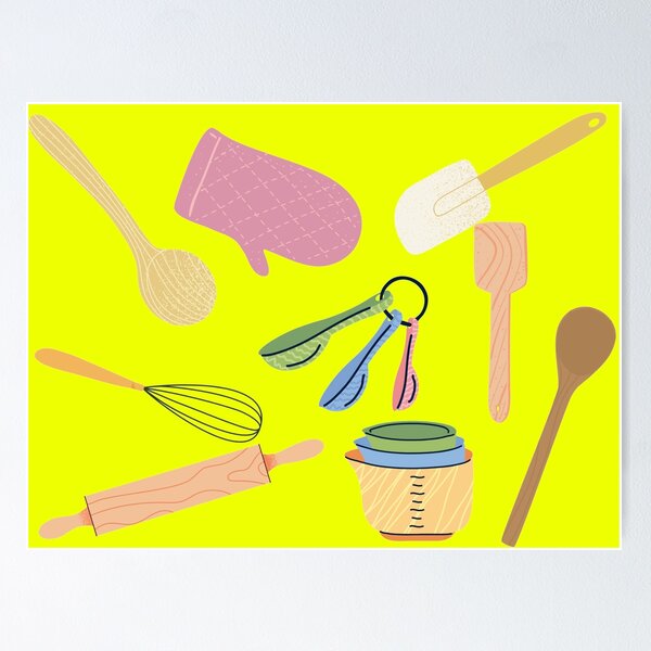 Cooking & Baking Tools Poster