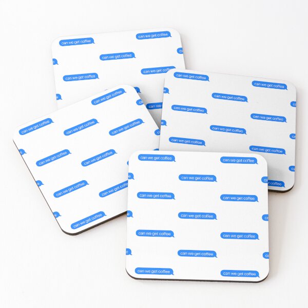 Item preview, can we get coffee iphone imessage bubble, text message, IM designed and sold by katiemariees.
