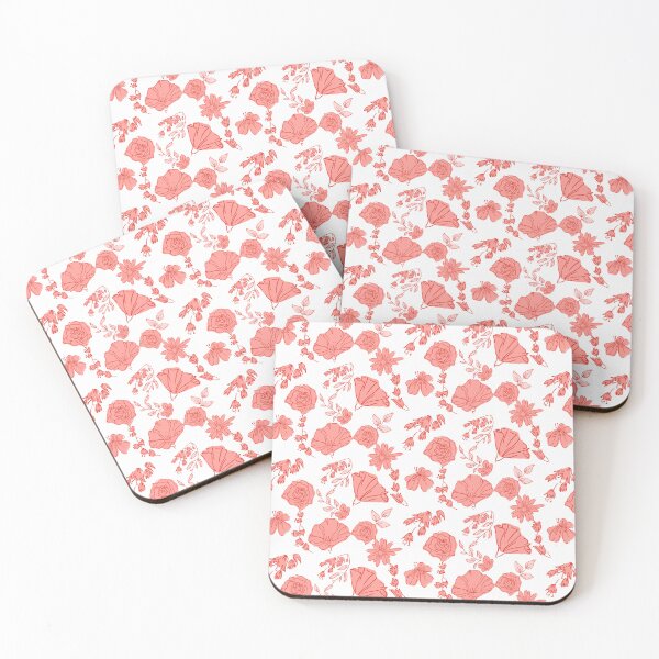 Item preview, Pink Roses And Lilies Floral designed and sold by Cora Gregory.