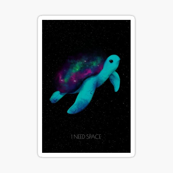 Item preview, I NEED SPACE TURTLE designed and sold by MadisonDiva.