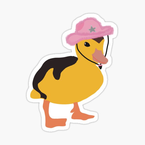 Aperçu de l'œuvre Canard Cowboy Rose créée et vendue par gremoline.