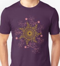 Mandala Gold Flower Unisex T-Shirt