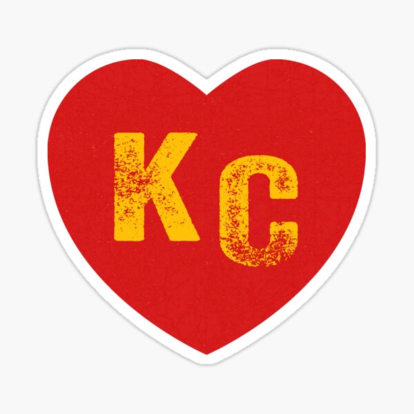 KC Love Navy & Blue Sticker for Sale by RuthMCreative