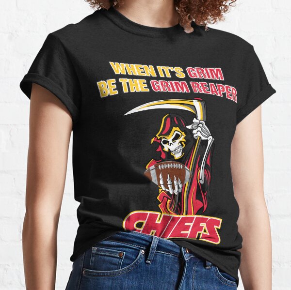 When It's Grim Be The Reaper Mahomes KC Chiefs Shirt - Trends Bedding