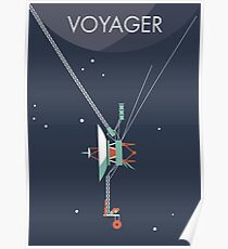 Voyager Programm Raumsonde Poster