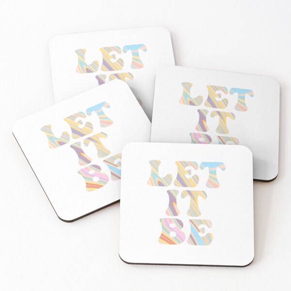 Item preview, Let It Be text, uplifting quote and phrase designed and sold by katiemariees.