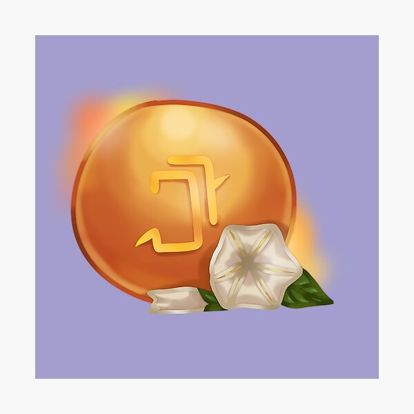 Aperçu de l'œuvre Pierre de travail d'astrologue avec Moonflower créée et vendue par angelhalos.
