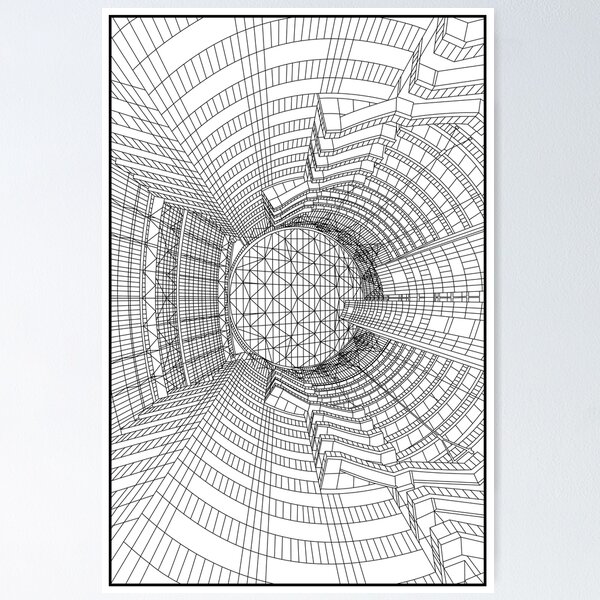 Item preview, Thompson Center Chicago Postmodern Architecture by Helmut Jahn designed and sold by shinbr.