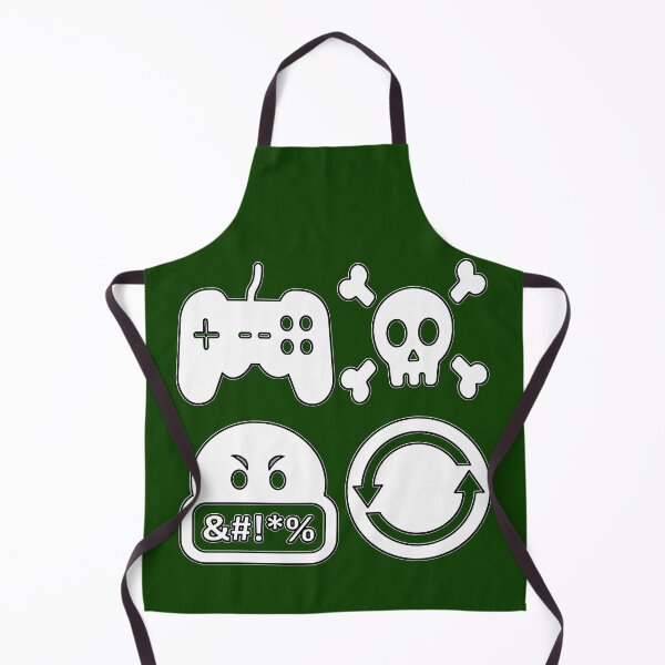 Item preview, Play Die Swear Repeat. Funny gaming meme in B&W designed and sold by AEROSPACE-IND.