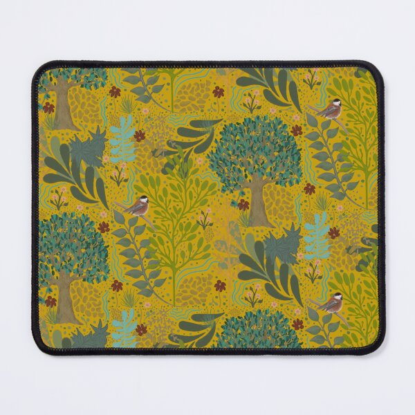 Item preview, The Bird in the Forest (mustard) designed and sold by AmberAzbell.