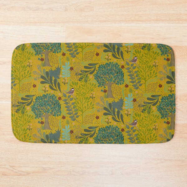Item preview, The Bird in the Forest (mustard) designed and sold by AmberAzbell.