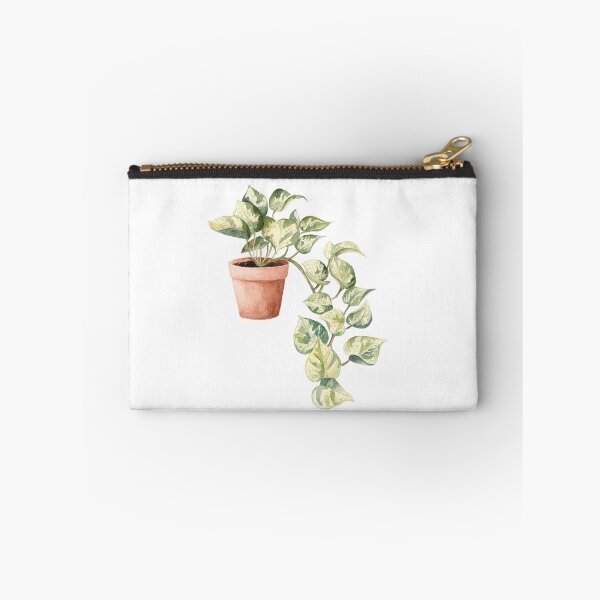 Item preview, Watercolor Pothos in a pot, Devil’s Ivy, House Plant, Leaves, Greenery, Botanical Art designed and sold by fengyuhao.