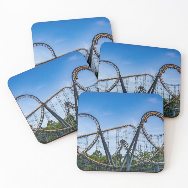 Item preview, Kings Island Ohio Vortex Roller Coaster Side View designed and sold by DaveFilm.