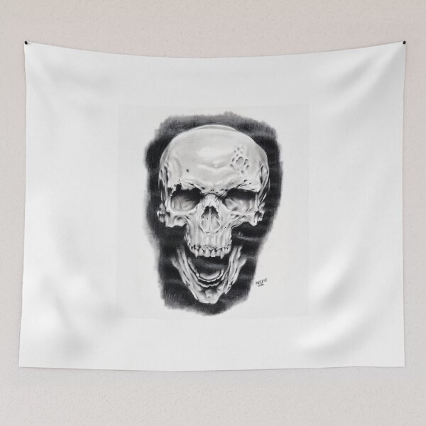 Item preview, Portrait - Skull Screaming designed and sold by berdieee.
