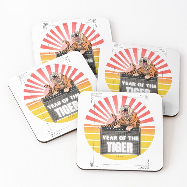 Item preview, Chinese New Year of the Tiger Yellow Sunset designed and sold by TheWildFlix.