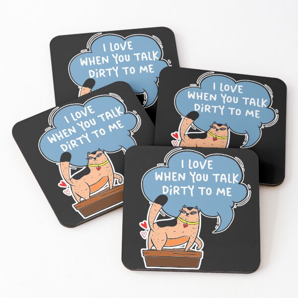 Item preview, I Love When You Talk Dirty To Me designed and sold by krazykreatures.