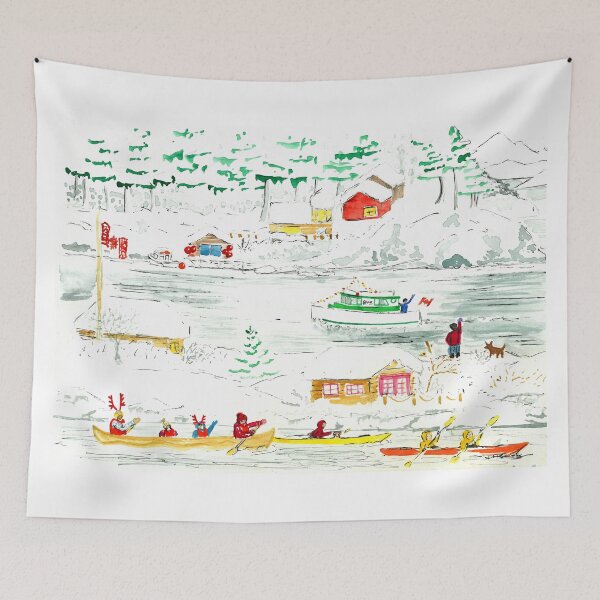 Item preview, Canoe Passage Christmas designed and sold by lisabenckhuysen.