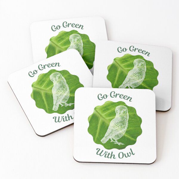 Item preview, Go Green With Owl designed and sold by kucingmaikan.
