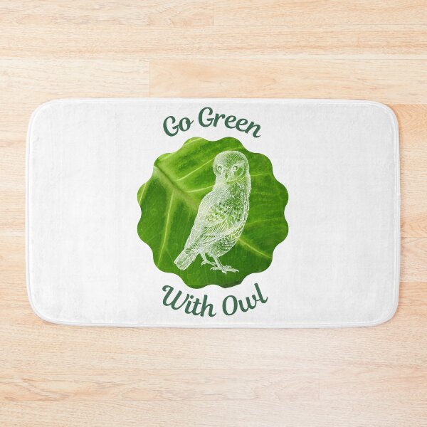 Item preview, Go Green With Owl designed and sold by kucingmaikan.