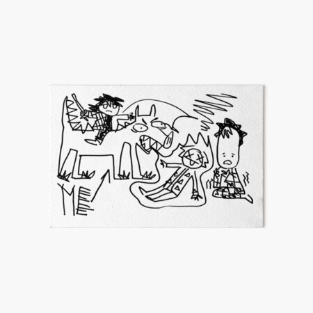 Inosuke's Masterpiece Art Board Print