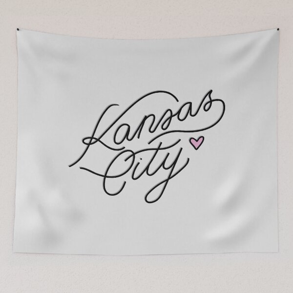 Item preview, Kansas City  Pink Heart designed and sold by felswfmcluensi.