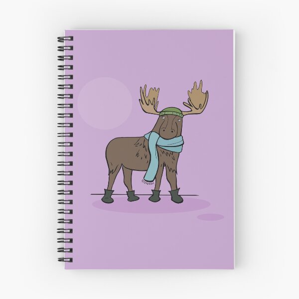 Item preview, Winter Moose in a Scarf designed and sold by Otter-Grotto.