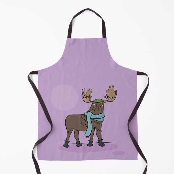 Item preview, Winter Moose in a Scarf designed and sold by Otter-Grotto.