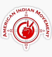 American Indian Movement Sticker