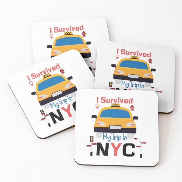 Item preview, I Survived My Trip To NYC Essential T-Shirt New York City  Yellow Taxi designed and sold by Artezia.